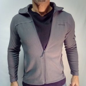 Columbia unisex three zipper pocket zip up jacket